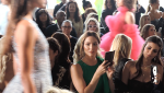 Pamella Roland, Katharine McPhee Foster, nyfw, fashion, new york city, new york fashion week, Nicky Hilton, Jasmine Sanders, Devon Windsor, Cara Santana, Victoria Justice, lifeminute, lifeminute.tv