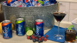 Pepsi with a splash of juice