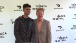 Jesse Tyler Ferguson and Bernadette Peters at the Broadway Rising Tribeca Film Festival Premiere