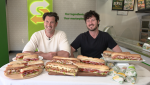 Subway Fans Maks and Val Chmerkovskiy