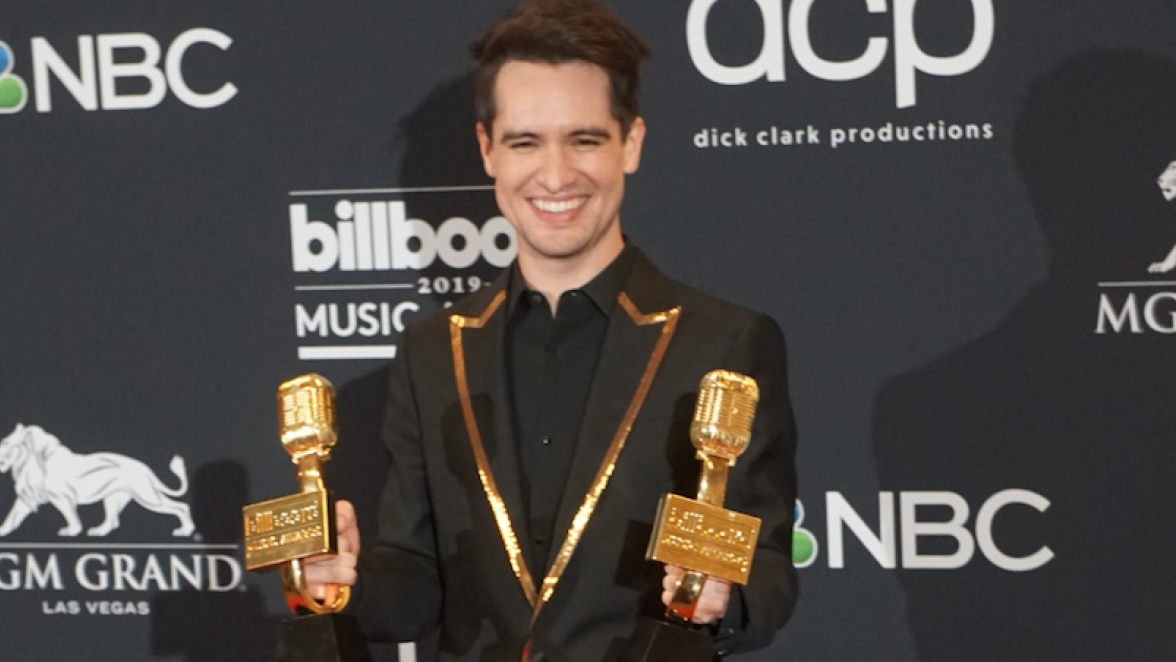 Brendon Urie wins Top Rock Album and Top Rock Song