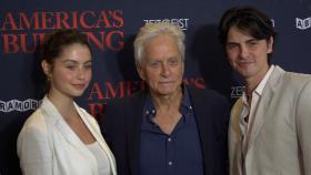 Michael Douglas Takes Kids Along to NYC Special Screening of His Film Americas Burning