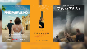 New Movies Find Me Falling Twisters and Widow Clicquot