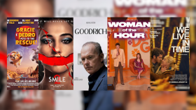 New Movies Gracie and Pedro Pets to the Rescue Smile 2 Goodrich Woman of the Hour and We Live in Time