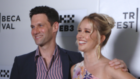 Nuked Stars Anna Camp and Justin Bartha at the Tribeca Festival Premiere