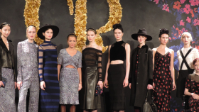 Charlotte Ronson Embraces Patterns Playwrights NYFW Fall 2014
