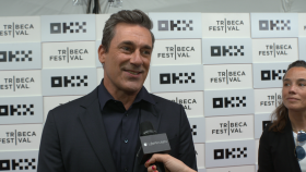 Jon Hamm Hits the Tribeca Film Festival for Premiere of Dark Comedy Corner Office