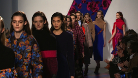 Sparkle Statement Shoes and Sweater NYFW Fall 2014