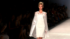NYFW Spring 2014 Pamella Roland Raincoat Ready