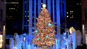 Rockefeller Center Christmas Tree Ceremony Brings Some Holiday Cheer to NYC