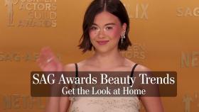SAG Awards Beauty Trends Get the Look at Home