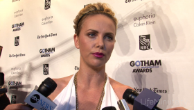 Charlize Theron another celeb Win at NYC Gotham Awards